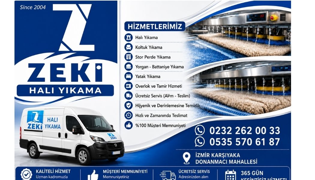 Karşıyaka Donanmacı Mahallesi Halı Yıkama